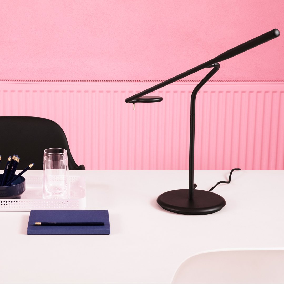 Kowalewski Flow Table Lamp - Modern Scandinavian Design by Normann Copenhagen - Perfect for Living Room, Bedroom, or Office Decor