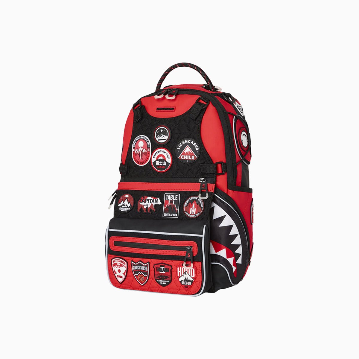 Expedition Red Backpack - Waterproof Hiking Daypack for Men & Women - Durable Travel Backpack for Outdoor Adventures, Camping, and Daily Commute