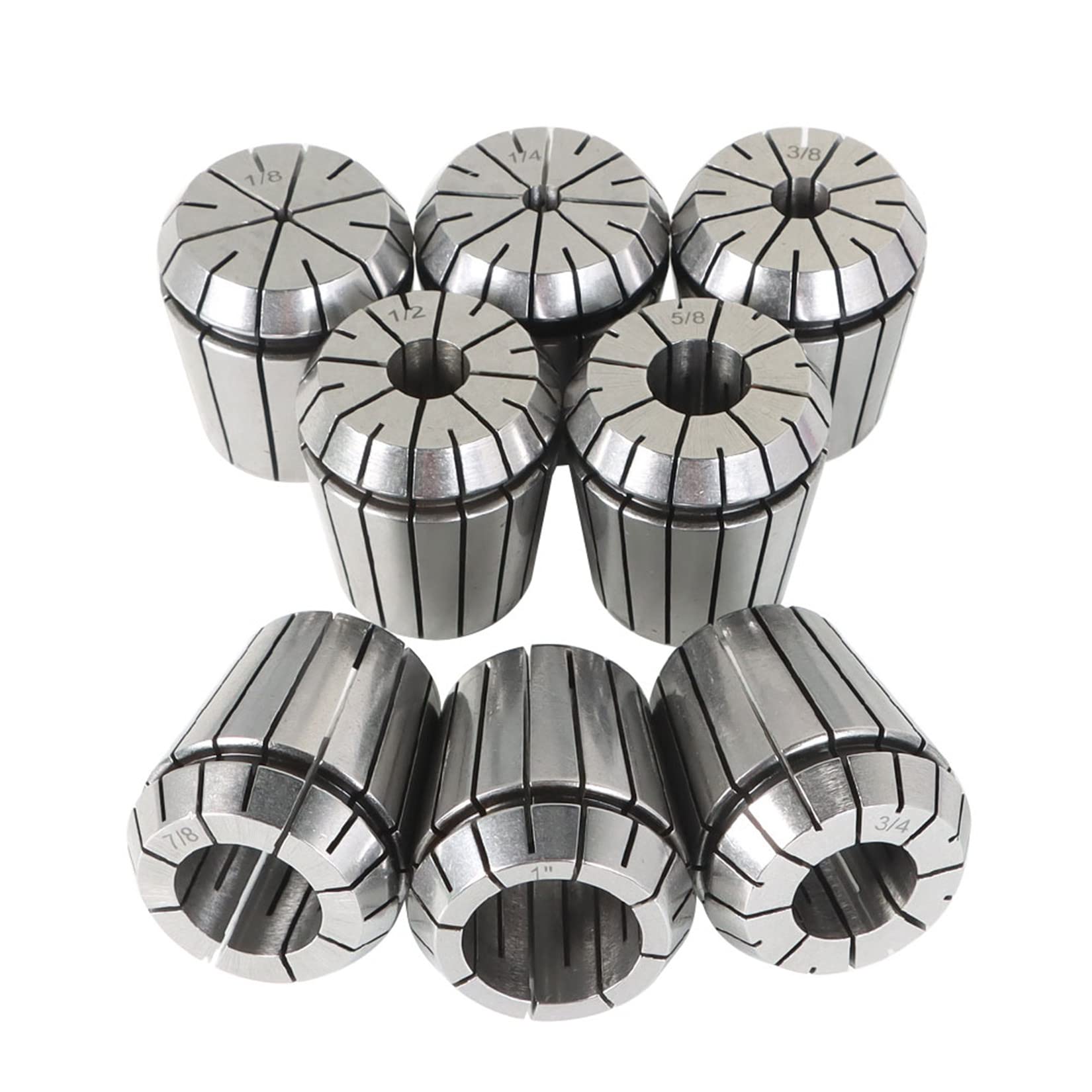 ER-40 Chuck Shank #40 NMTB Taper - 10Pcs Spring Collet Chuck Tool Holder Set with Storage Box - Perfect for CNC Engraving Machines, Milling & Lathe Tools - Ideal for Precision Metalworking, Woodworking & DIY Projects