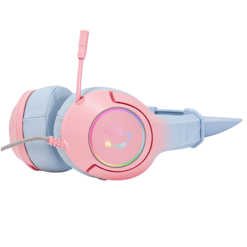 ONIKUMA K9 CAT ELF RGB Stereo Gaming Headset with Mic for PS4, Xbox One, PC, Nintendo Switch - Wired Over-Ear Headphones for Pro Gamers & Streaming (Perfect for FPS, RPG & Online Multiplayer Games)