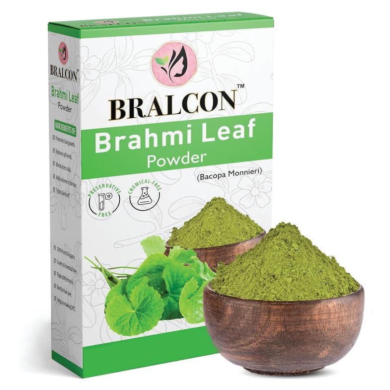 BRALCON Organic Hair & Skin Care Powder Combo - 700g (7 x 100g Pack) | Amla, Reetha, Shikakai, Bhringraj, Hibiscus, Henna & Indigo Powder | Promotes Hair Growth, Natural Face Mask | Perfect for DIY Hair Treatments & Ayurvedic Beauty Routines