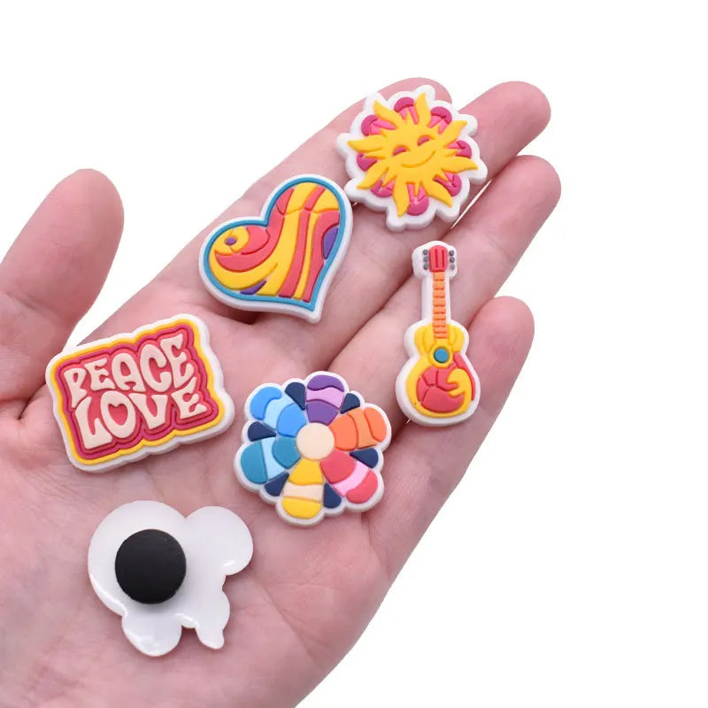 Trendy PVC Pink Shoe Charms Pins for Crocs - DIY Accessories for Bracelets & Wristbands - Cute Party Gifts for Girls & Women - Perfect for Jibbitz Decor, Birthday Presents & Fashion Outfits