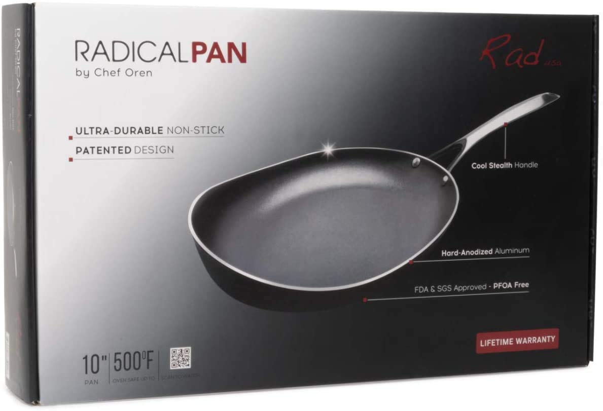 Premium Hard Anodized Non-Stick Frying Pan Set (2-Pack, 8.5