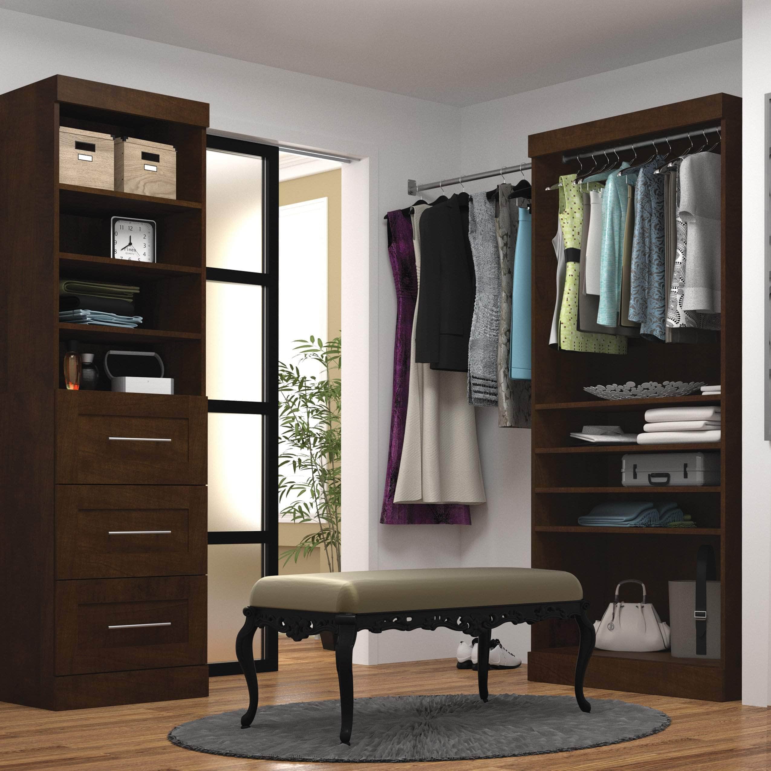 61W Closet Organizer with 7 Color Options - Space Saving Storage Solution for Bedroom, Closet & Wardrobe Organization