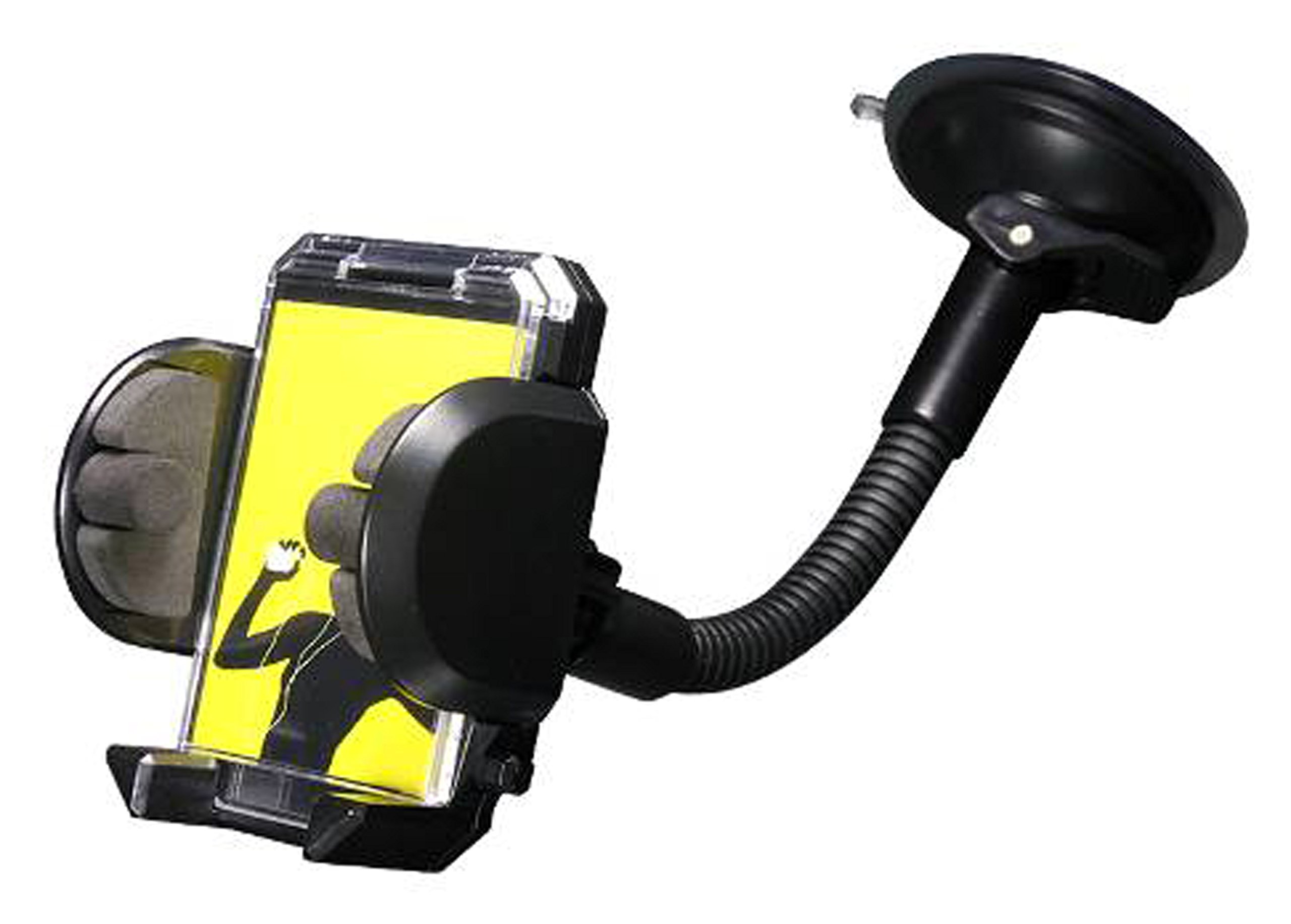 Craig Electronics CMA3310 Universal Car Phone Mount - Adjustable 360° Rotating Suction Cup Dashboard & Windshield Phone Holder for All Smartphones | Perfect for GPS Navigation, Hands-Free Calling & Road Trips