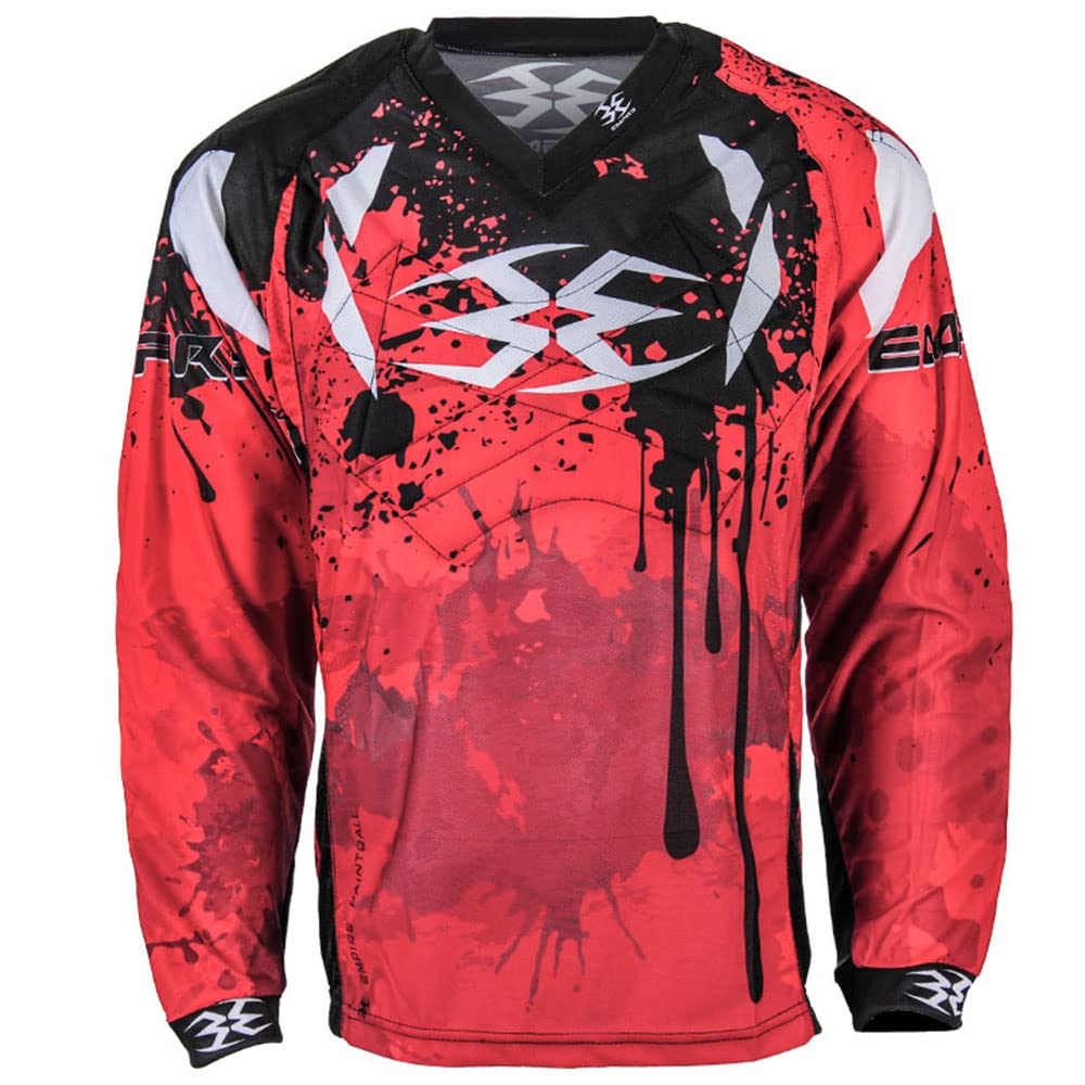 Empire Contact TT Paintball Jersey - Blood Red | High-Performance Paintball Gear for Tournaments & Outdoor Games