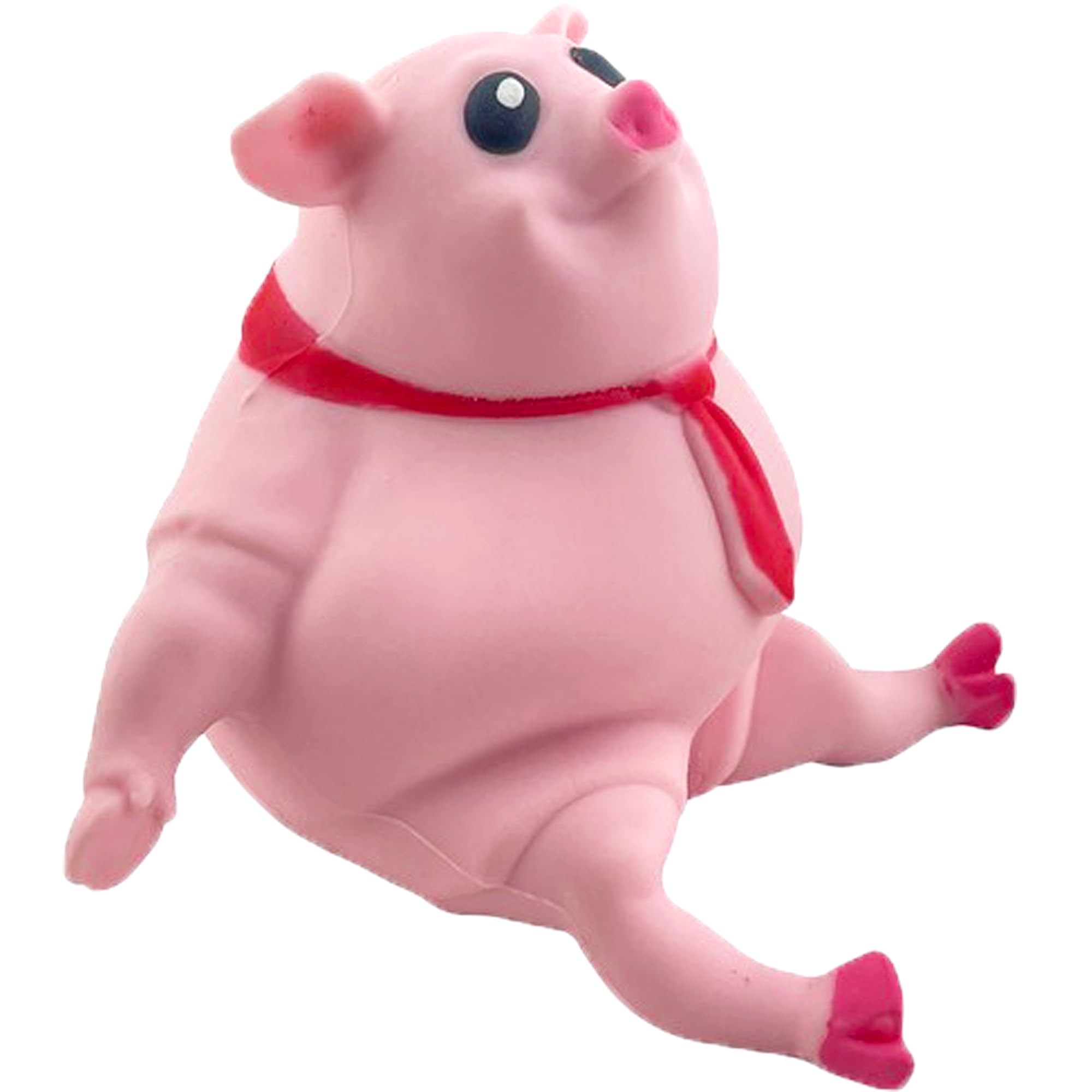 **JGPYE Funny Cute Pink Pig Squishy Toy - Stress Relief Sensory Toy for Kids & Adults - Perfect for Anxiety Relief, Fidgeting, and Playtime Gifts**