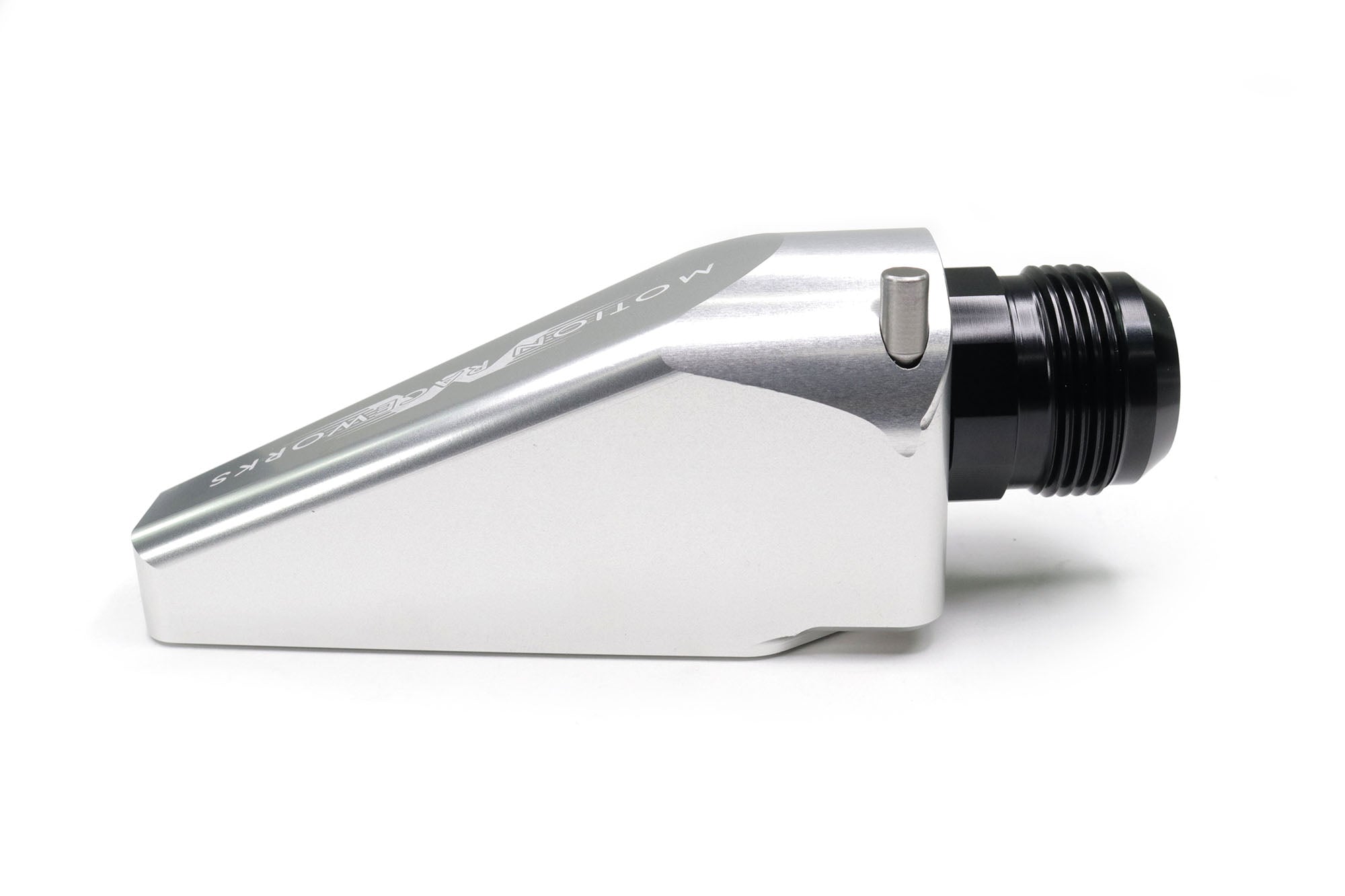 Quick Release Billet Burn Down Breather Fittings - Clear Anodized Aluminum (Pair) | High-Performance Engine Ventilation for Racing & Off-Road Vehicles