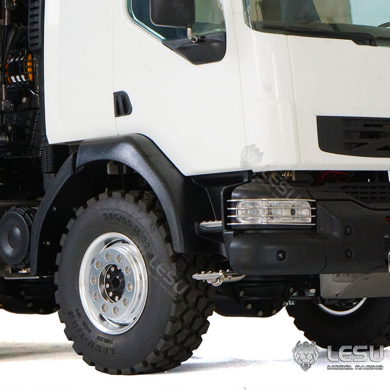 2-Speed LESU Remote Control Hydraulic Roll On/Off Dumper Crane - 1/14 Scale RC Tipper Truck with Locking Differential, Metal 8x8 Chassis & Gearbox - Perfect for Construction Site Simulation & RC Truck Enthusiasts