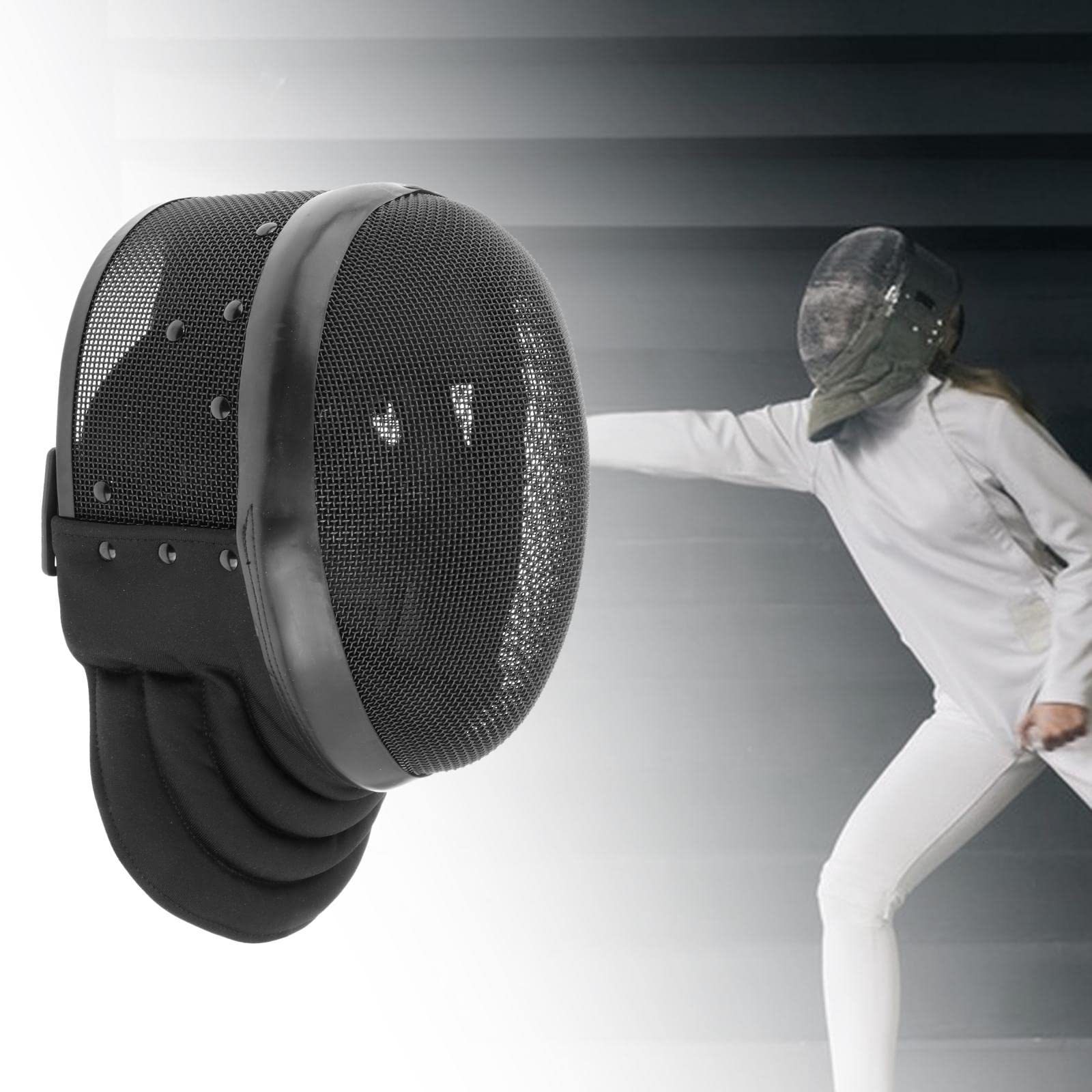 DYNWAVE Protective Face Cover with Padded Multifunction Fencing Helmet - Training Gear for Fencing, HEMA & Martial Arts - Ideal for Sparring, Practice & Competition Safety