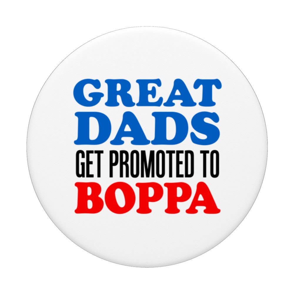 Best 'Boppa' Grandfather PopSockets Swappable PopGrip - Perfect Gift for Dads & Grandpas - Use on Phones, Tablets, Laptops for Secure Grip