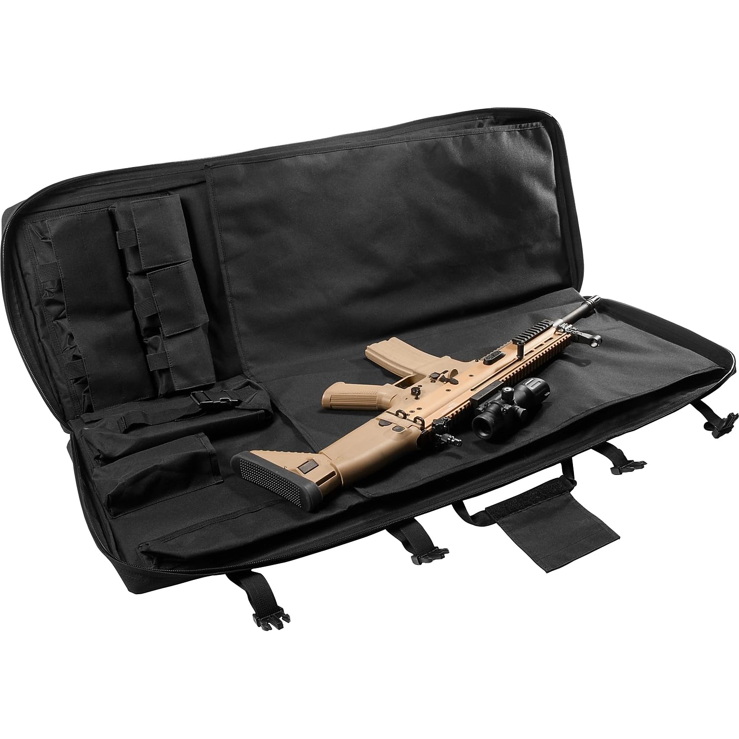 Barska RX-300 Tactical Rifle Gun Case - Durable Military Backpack for Hunting, Shooting Range & Outdoor Sports | Waterproof Firearm Storage for AR-15, Shotguns & Long Guns