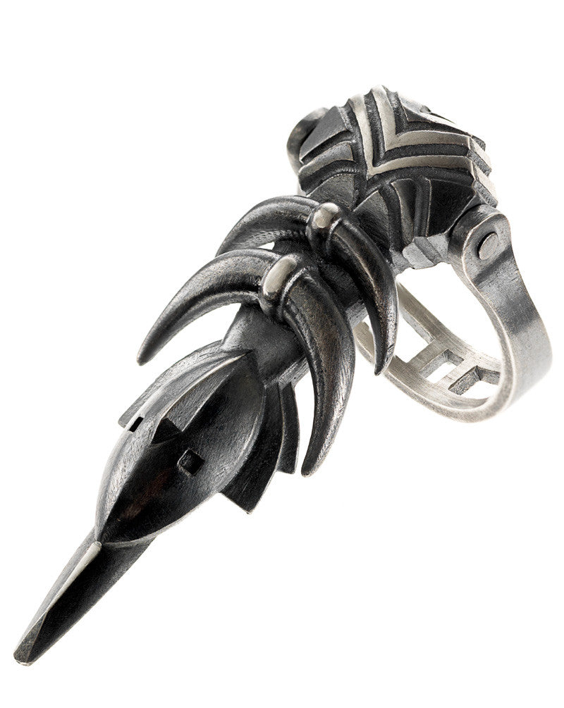 Oxidized Silver Goma Necklace & Ring Set - Elegant Jewelry for Women, Perfect for Parties, Weddings & Everyday Wear