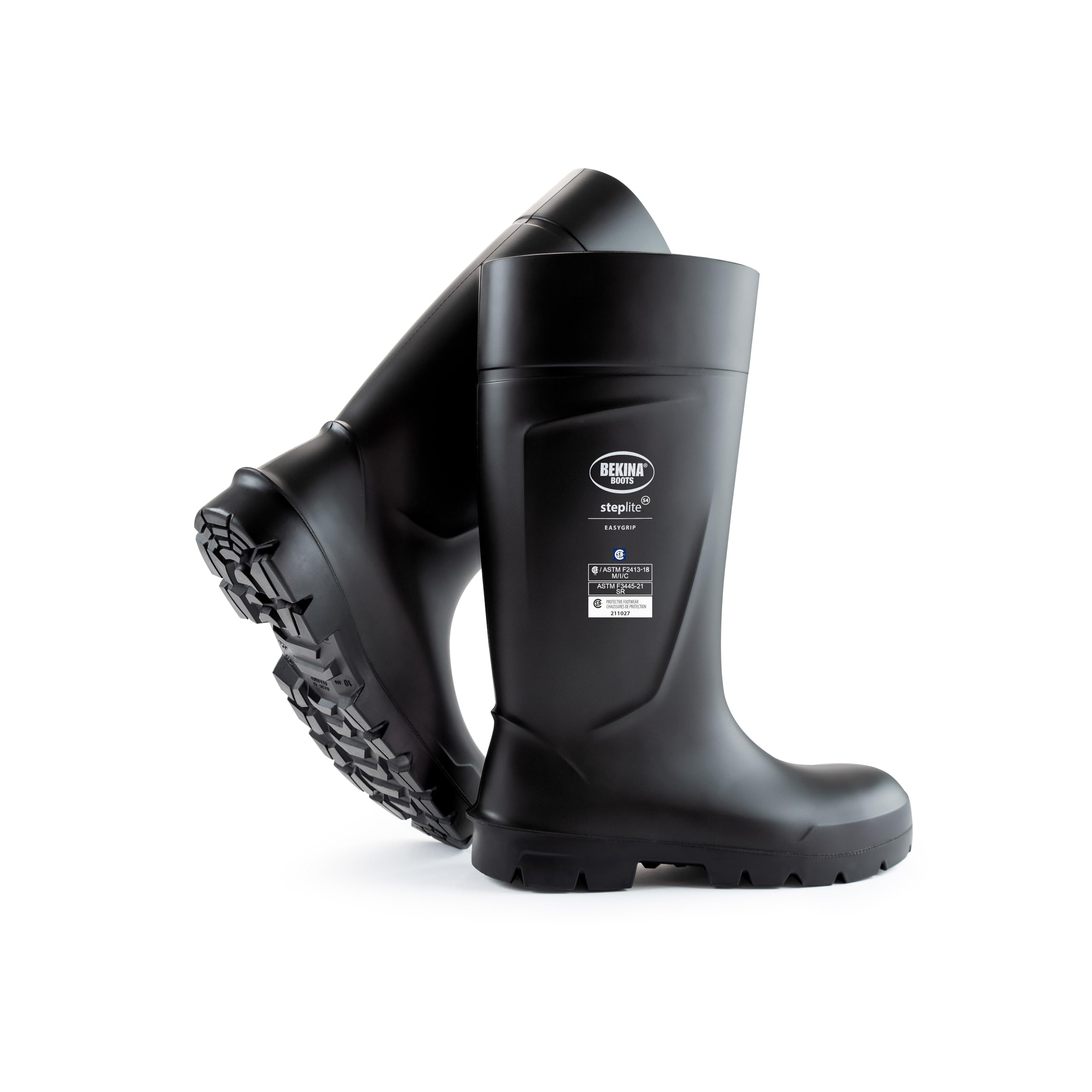 Bekina Steplite EasyGrip S4 Safety Toe Wellington Boots for Men & Women - Lightweight Waterproof Steel Toe Work Boots with SRC Certified Non-Slip Sole | Ideal for Construction, Farming & Outdoor Work