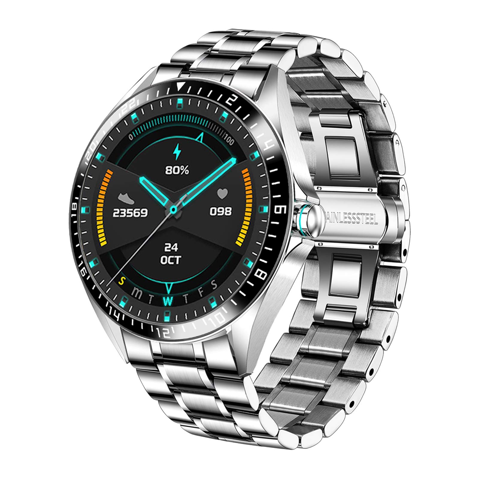 LIGE Smart Watch for Men - IP67 Waterproof Fitness Tracker with Heart Rate, Blood Pressure & Sleep Monitor, 1.3