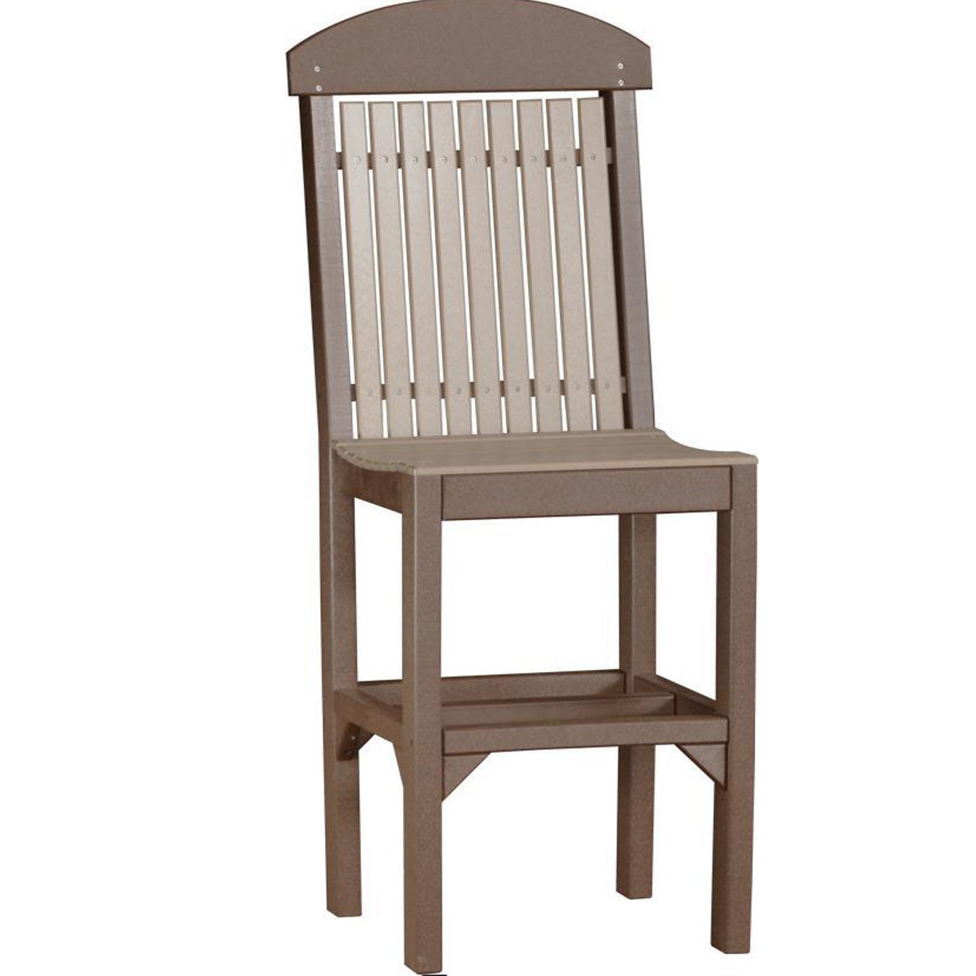 Eco-Friendly Recycled Plastic Outdoor Chair with Cup Holder - Durable Patio Furniture for Garden, Poolside, and Backyard Relaxation