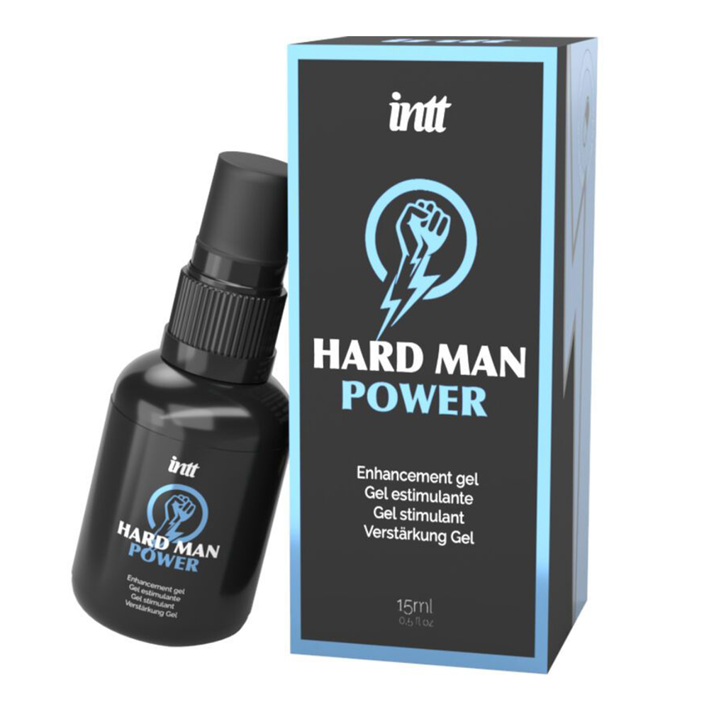 Intt Hard Man Power Enhancement Gel - Natural Male Performance Booster for Enhanced Stamina & Vitality - Perfect for Men's Health & Intimate Moments