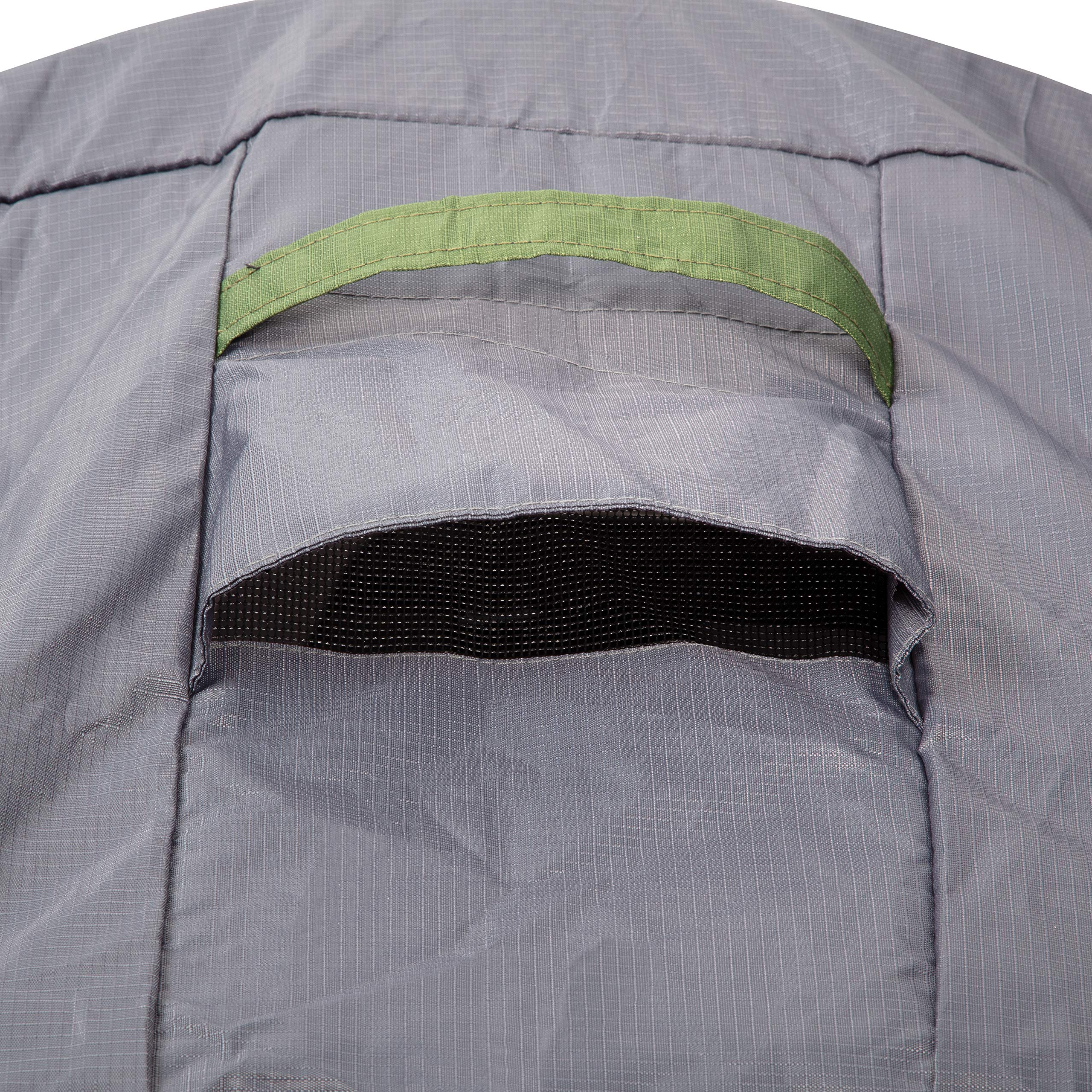 Cuisinart CGC-810 Premium Lightweight Grill Cover for Outdoor BBQ - Size 60, Weather-Resistant Grey Fabric - Perfect for Gas & Charcoal Grills, Patio & Backyard Use