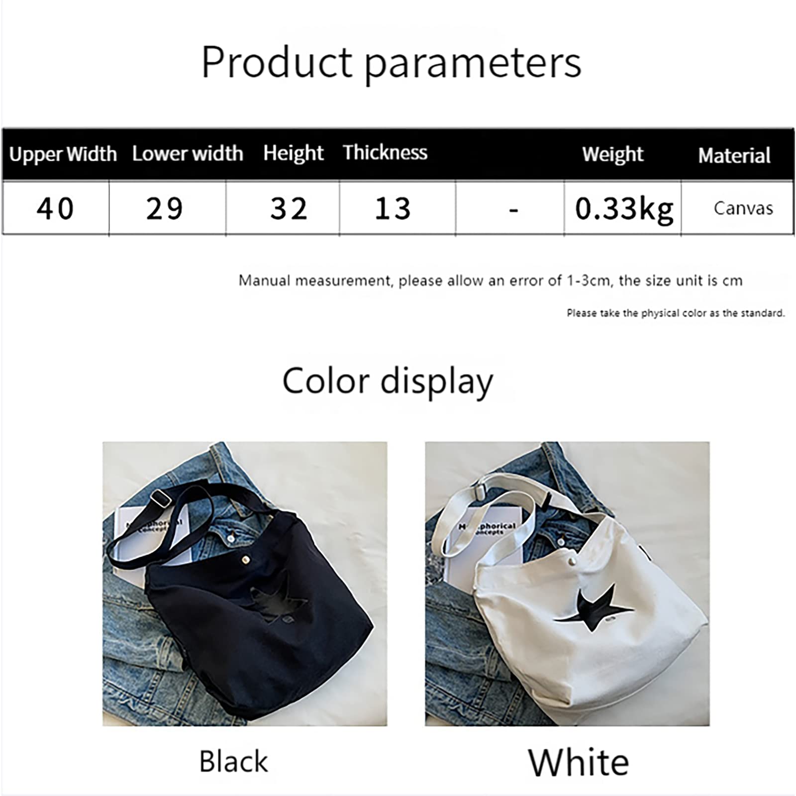Stylish Unisex Canvas Shoulder Bag - Durable Leather Messenger Bag for Men & Women - Perfect for Travel, Work & Everyday Use