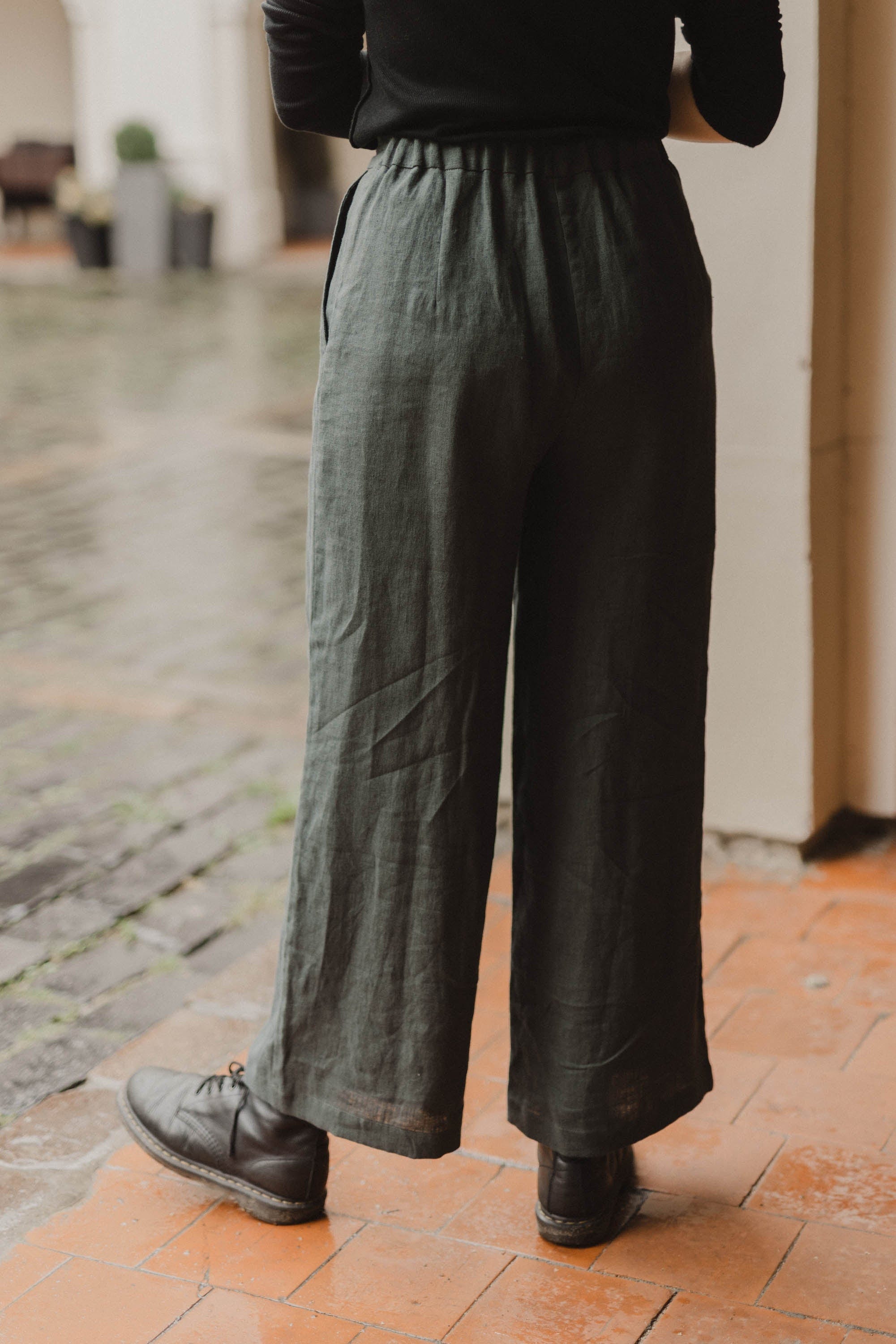 Stylish Women's Linen Pants by Iris - Breathable & Comfortable Summer Trousers in Multiple Colors | Perfect for Beach, Travel & Casual Wear