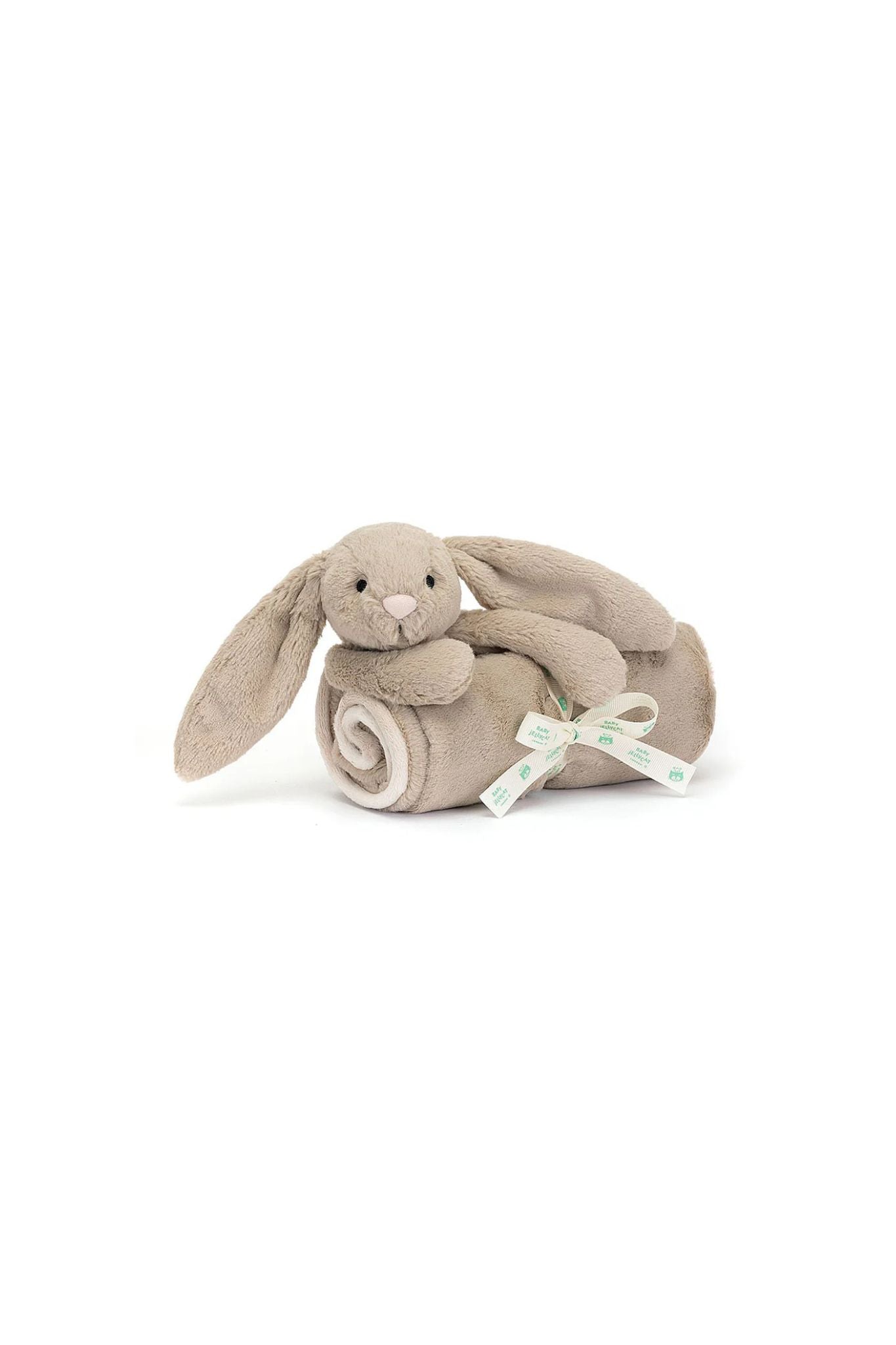 Soft Jellycat Bashful Beige Bunny Plush Blanket - Cuddly Comfort for Babies & Kids | Nursery, Stroller, Travel Companion | Perfect Baby Shower Gift & Toddler Security Blanket