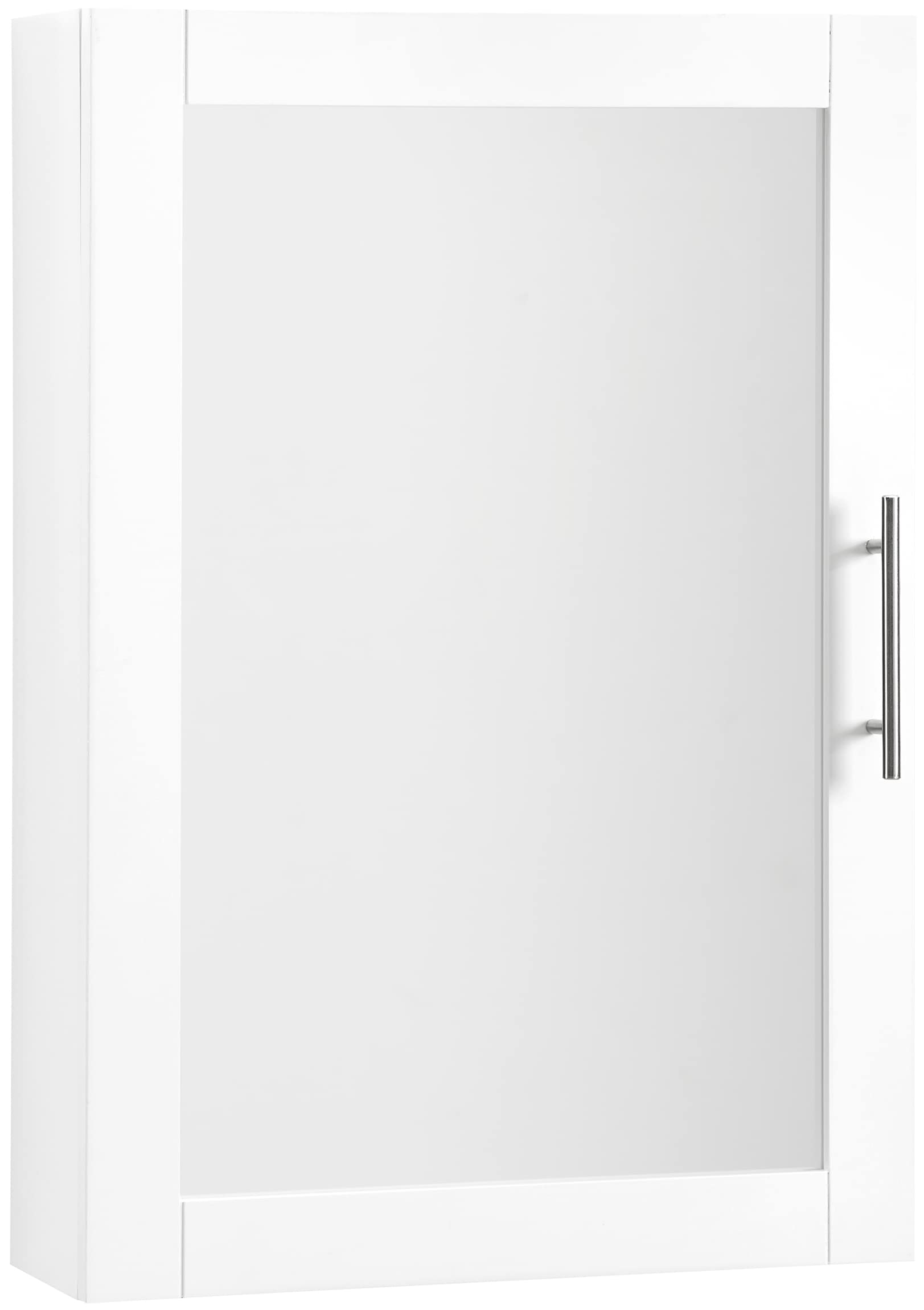 Crosley Savannah Wall Mounted Bathroom Mirror with Medicine Cabinet - White | Modern Bathroom Storage Solution for Small Spaces | Perfect for Powder Rooms, Guest Baths & Apartments