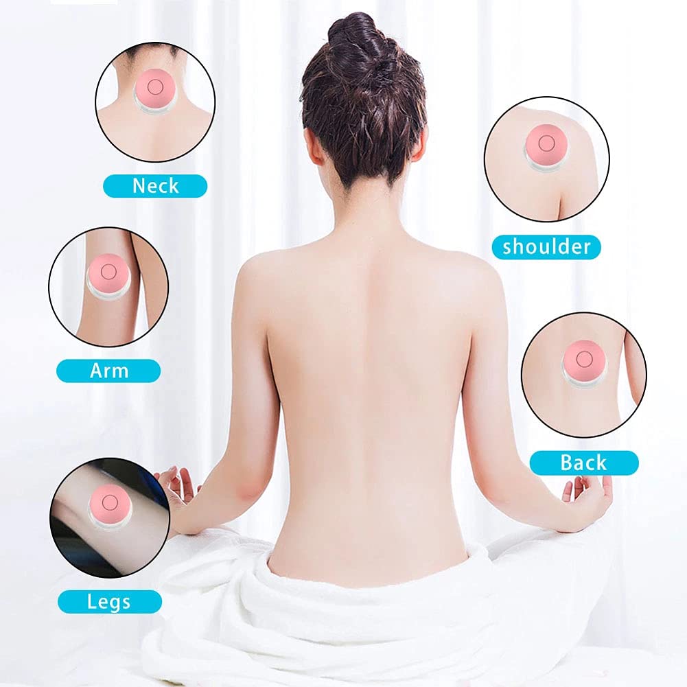 4PCS Mini Glass Face Cupping Massager Set - Facial Vacuum Suction Therapy for Cellulite, Wrinkles & Back Pain Relief - Perfect for Home Spa, Skincare Routine & Relaxation Therapy