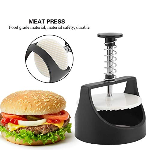 Premium Hamburger Patty Maker Press - Heavy Duty Stainless Steel Burger Meat Press for Homemade Beef Burgers - Perfect for BBQ, Grilling, and Home Kitchen Cooking