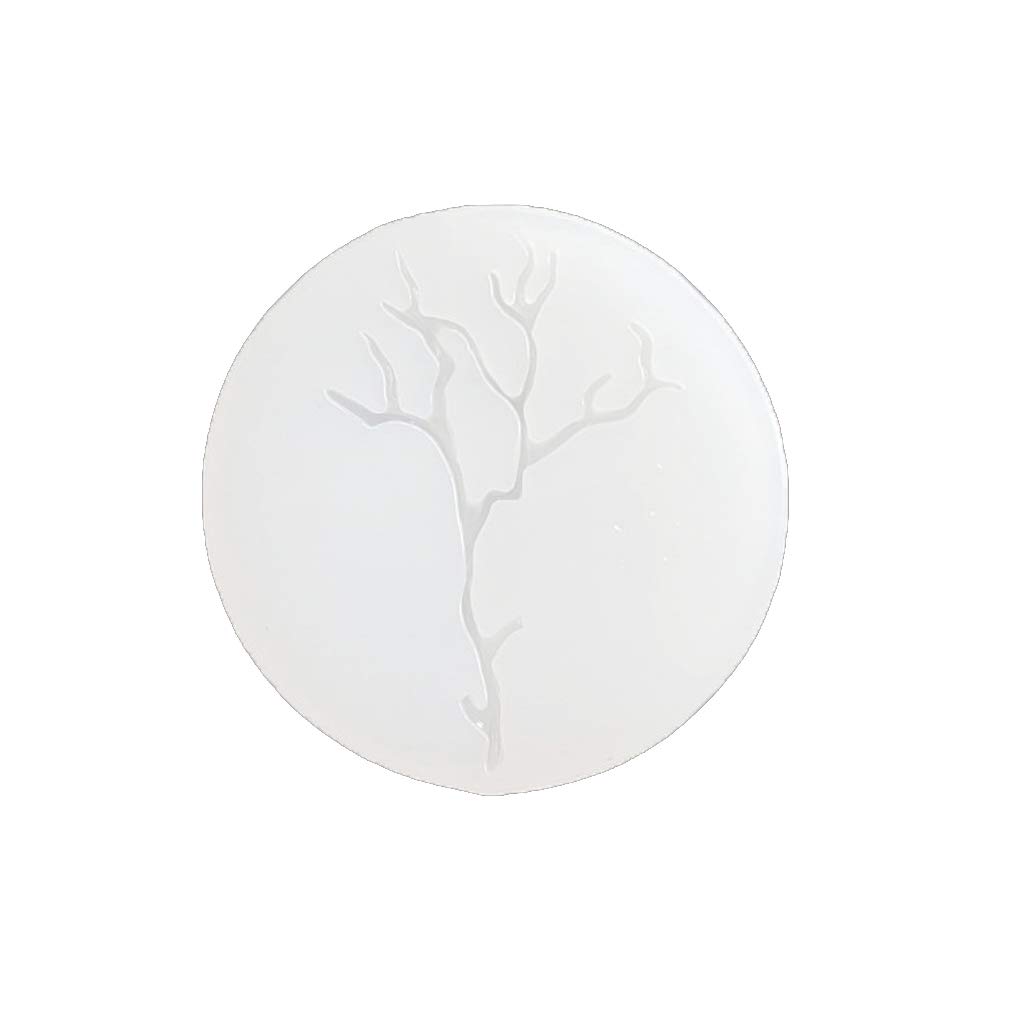 BUZHI 3D Leaves Branch Silicone Mold for Resin Casting - DIY Epoxy Jewelry Making, Cake Decorating & Soap Molds - Perfect for Crafting Nature-Inspired Pendants, Earrings and Home Decor