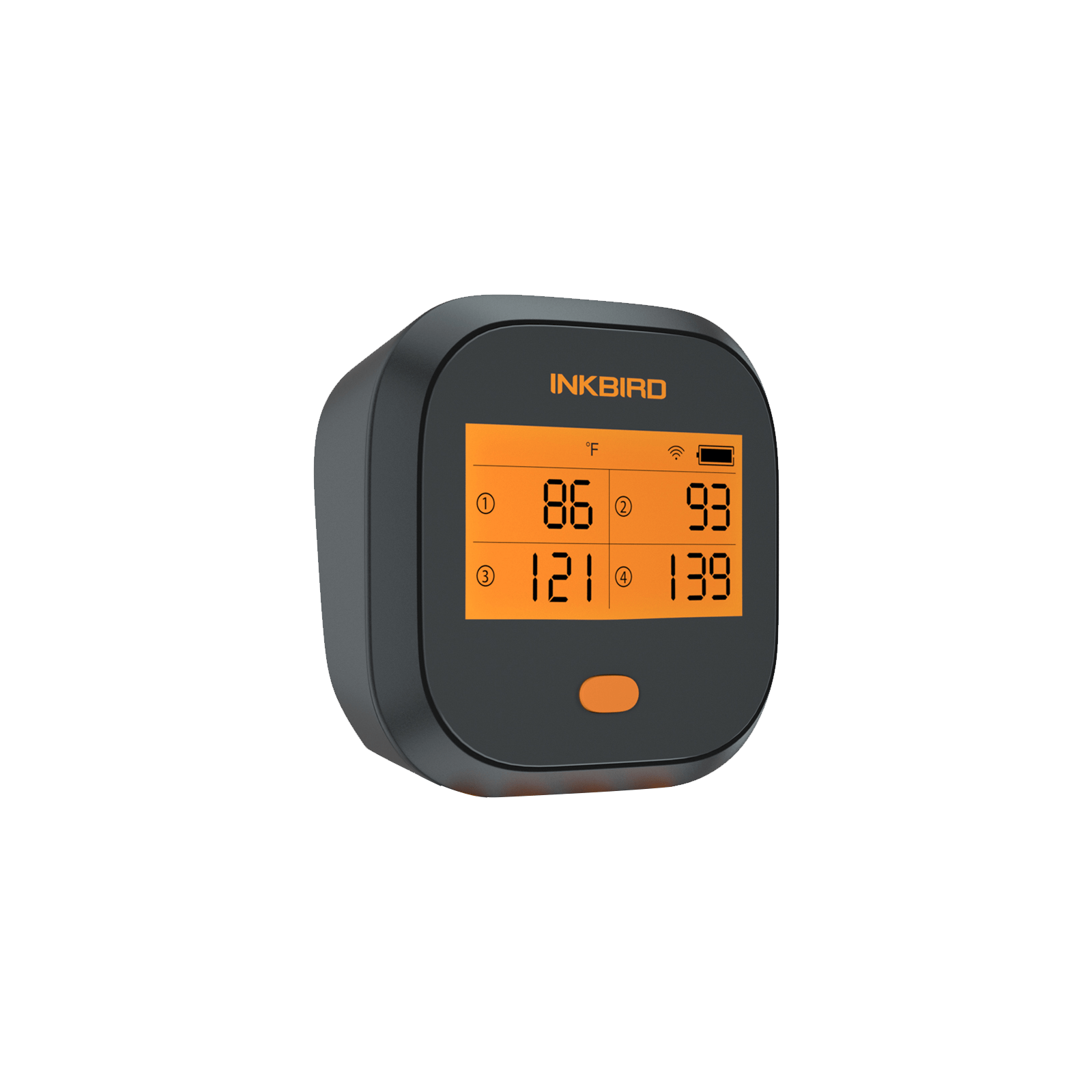 Wireless BBQ Meat Thermometer with 4 Probes - IBBQ 4T for Grilling, Smoking, and Roasting | Perfect for Outdoor Cooking, Backyard Parties & Camping