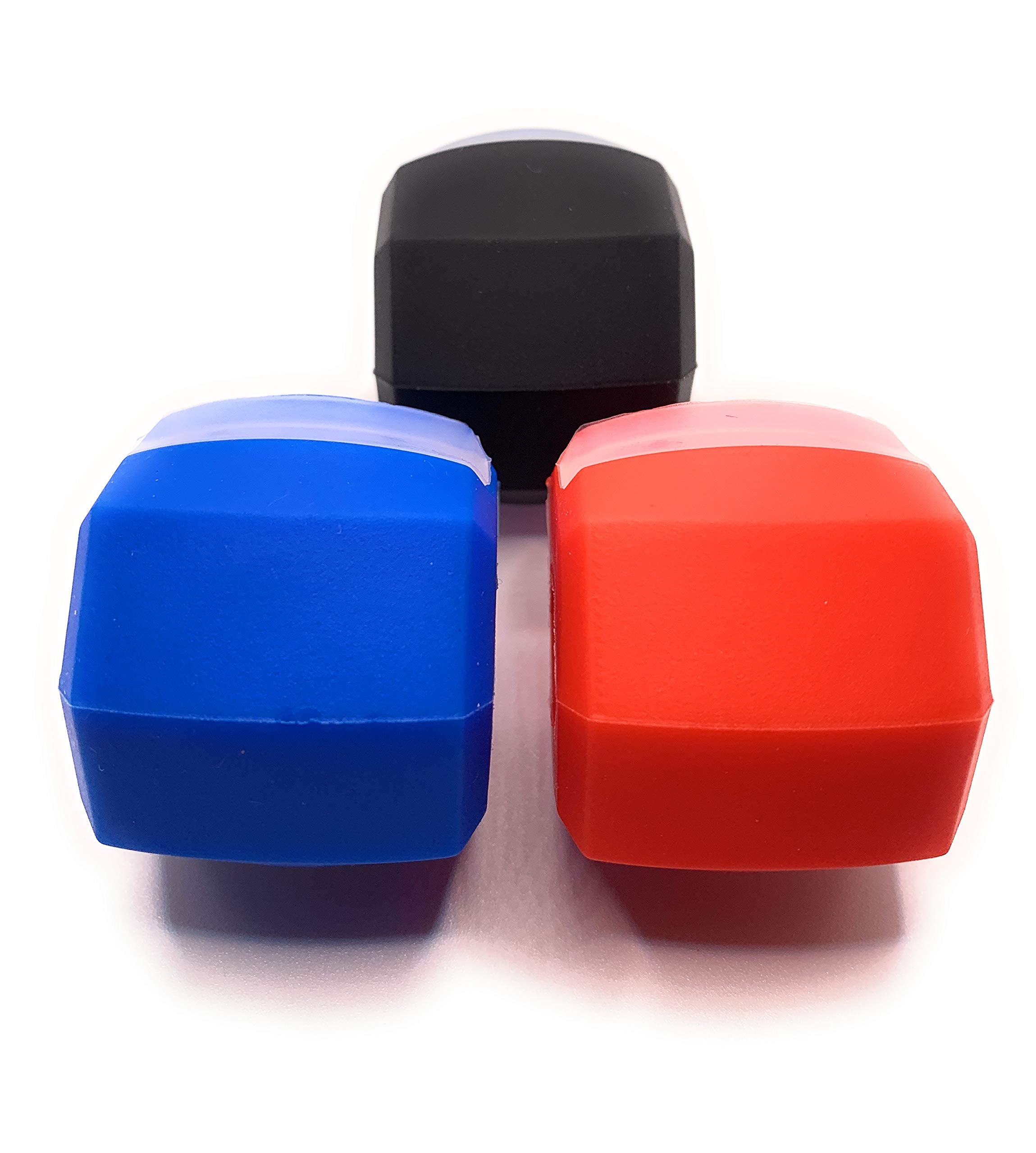 Mondy Moo Jaw Exerciser - Facial & Neck Toning Ball for Double Chin Reduction & TMJ Relief - Strengthen Jaw Muscles & Improve Oral Health - Perfect for Home Gym, Office Stress Relief & Fitness Training (Red)