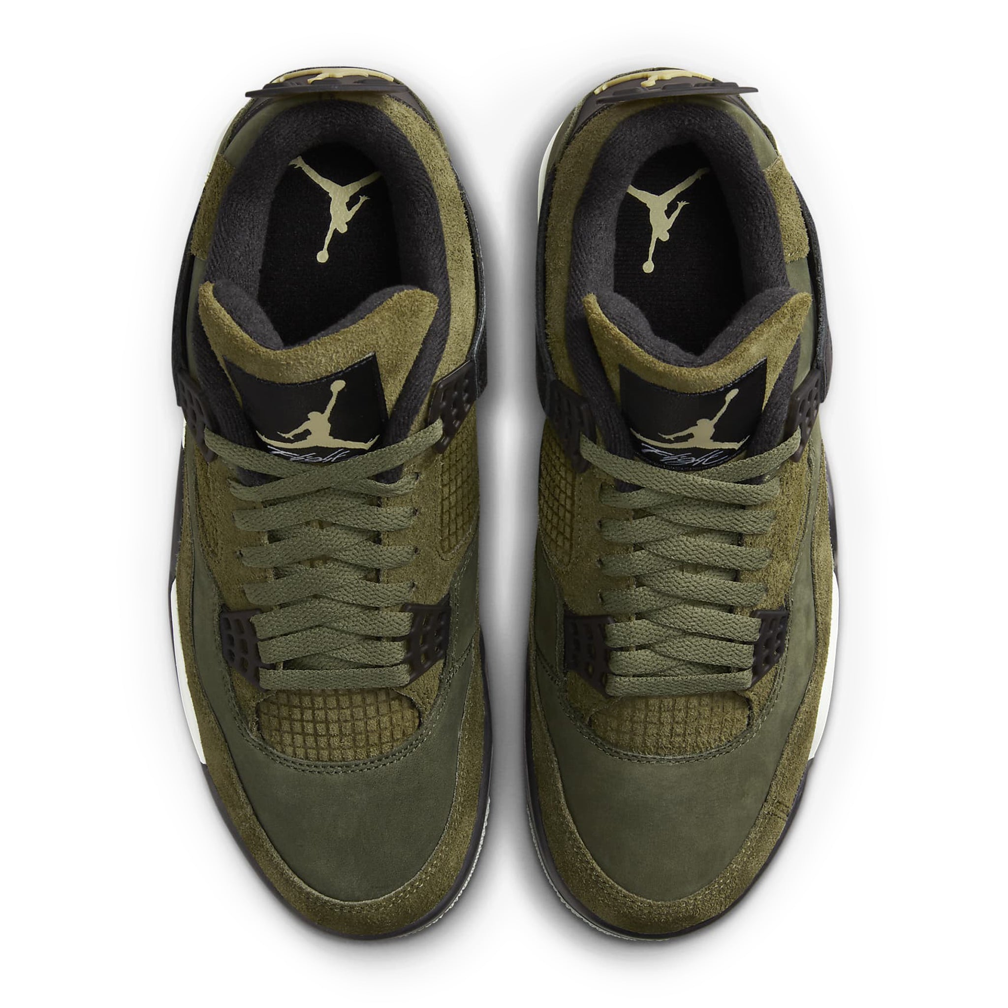 Air Jordan 4 Retro SE Craft Olive Sneakers - Men's Basketball Shoes for Style & Performance - Perfect for Streetwear & Casual Outfits