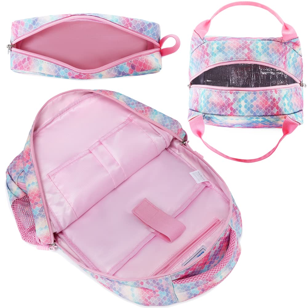 Cute Unicorn Backpack for Girls - Water Resistant School Bookbag Set for Elementary Kids | Perfect for School, Travel & Daily Use