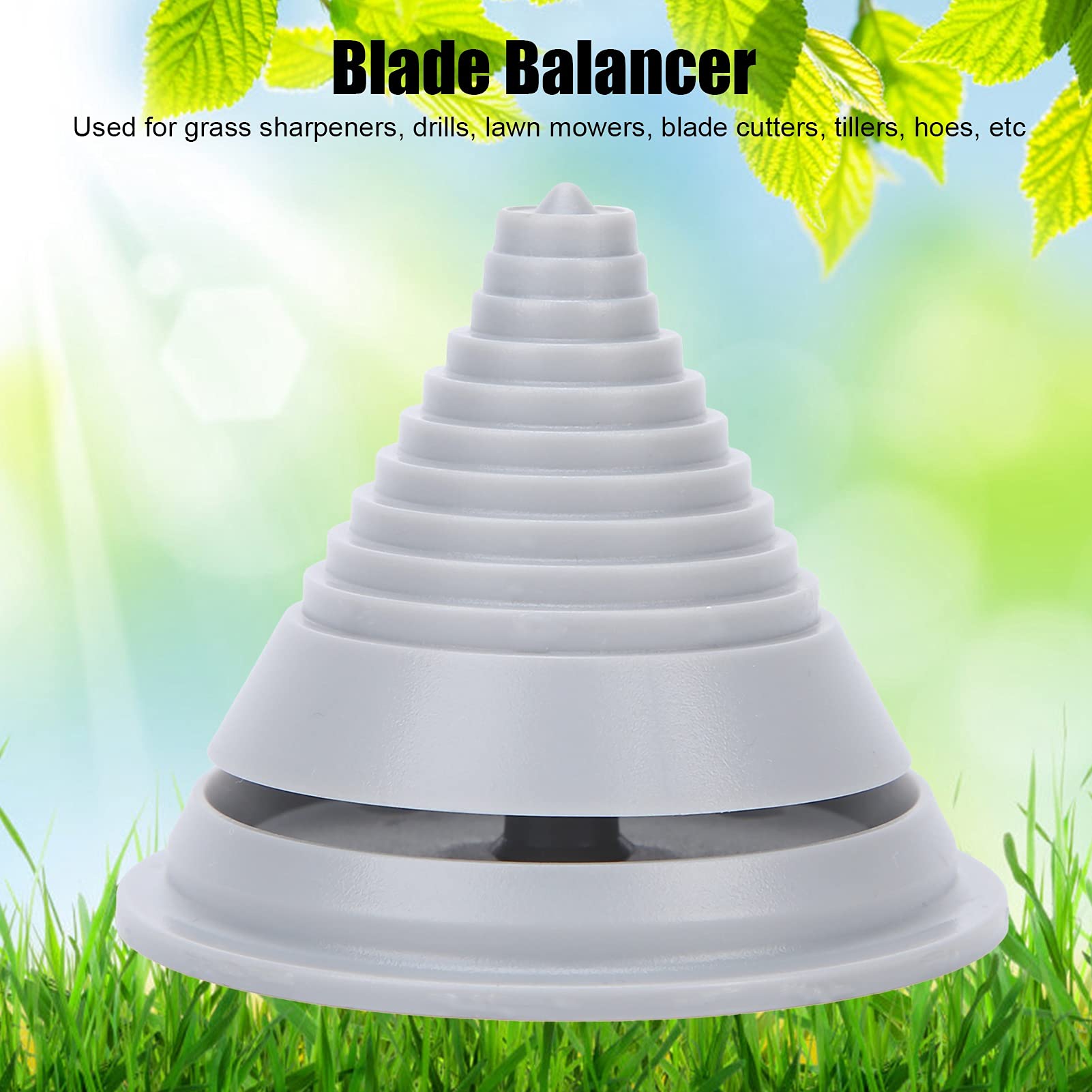 Lawn Mower Blade Replacement - Professional Balancer & Sharpener for Outdoor Garden Tools | Compatible with Drills & Tillers | Perfect for Courtyard, Yard & Grass Maintenance