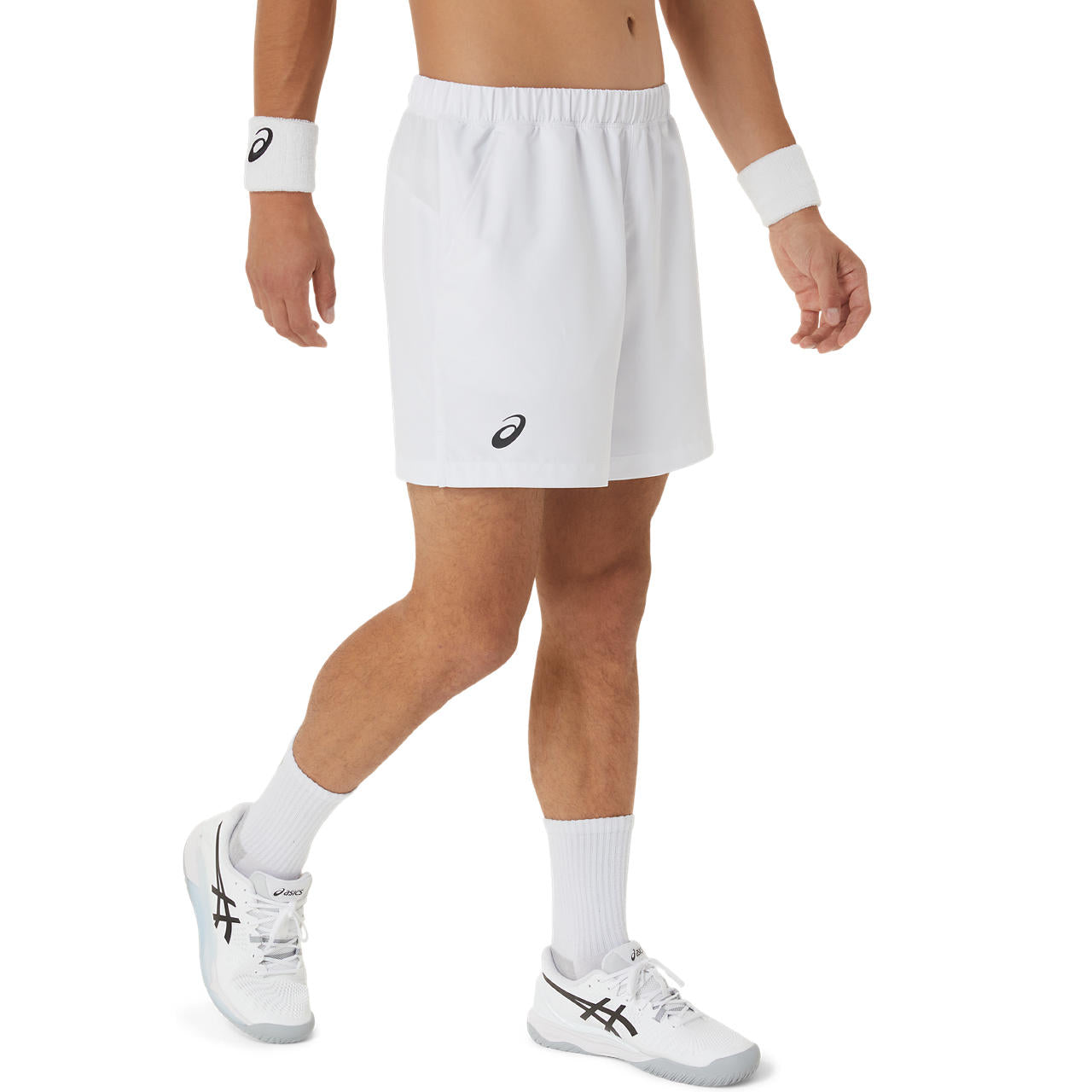 ASICS Men's Court Short 7 Inch Running Shorts - Breathable Quick-Dry Athletic Shorts for Tennis, Basketball & Gym Workouts - White