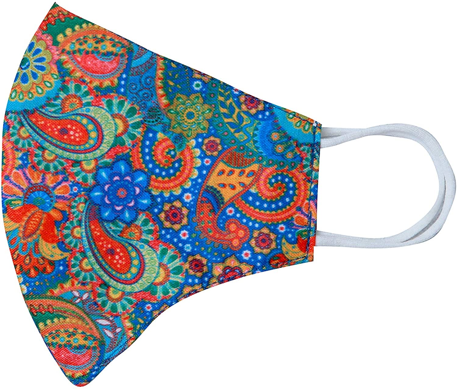 SAJANI 100% Cotton Face Mask for Women - 3-Layer Breathable, Washable & Comfortable Fabric - Lightweight Multi-Printed Reusable Masks (Pack of 6) - Perfect for Daily Use, Travel, Work & Outdoor Activities