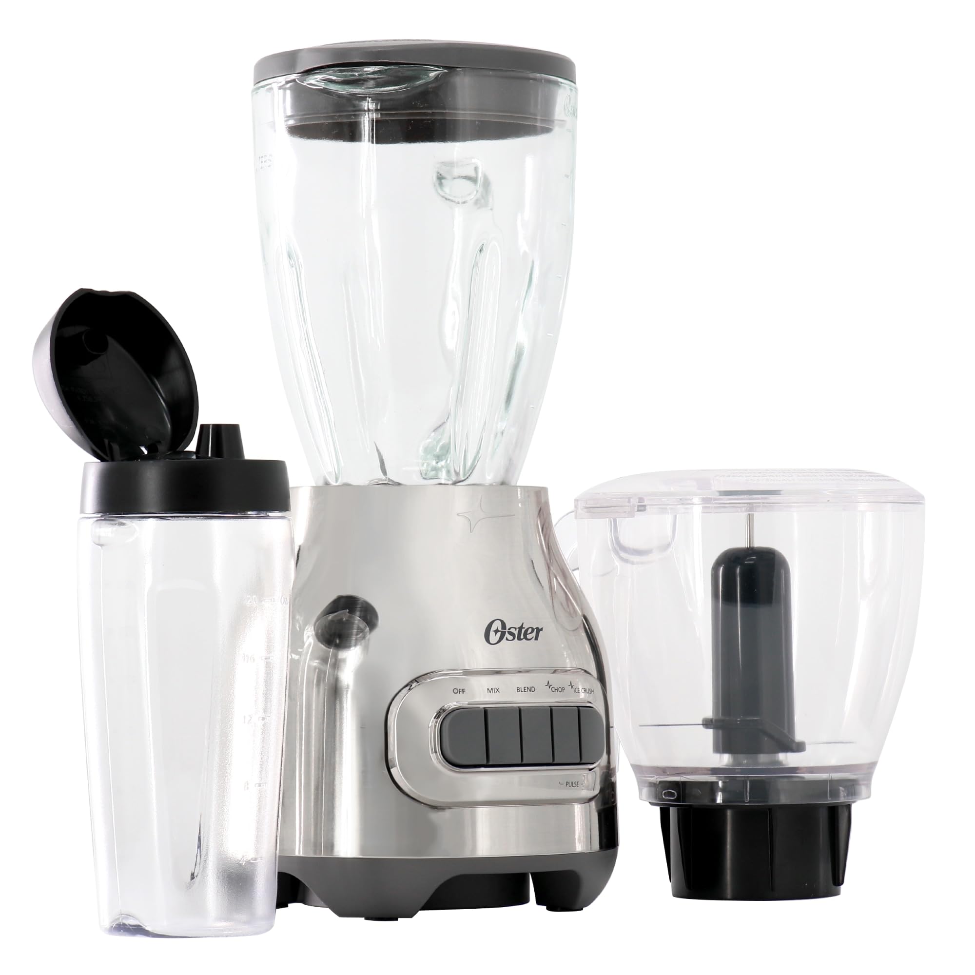Oster 700W 3-in-1 Blender with Travel Cup - Perfect for Smoothies & Kitchen Prep