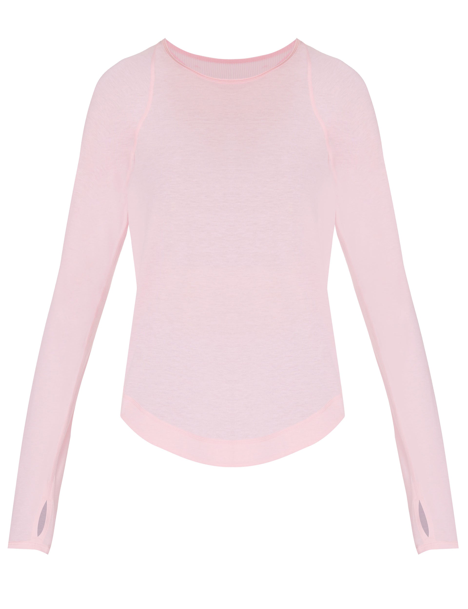 Breathe Easy Running Long Sleeve Top for Women - Moisture Wicking Athletic Shirt in Nerine Pink | Perfect for Jogging, Gym Workouts & Outdoor Activities