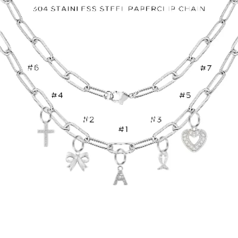 Elegant Charm Necklace with Assorted Pendants - Perfect for Gifts, Parties & Everyday Wear | $48.00