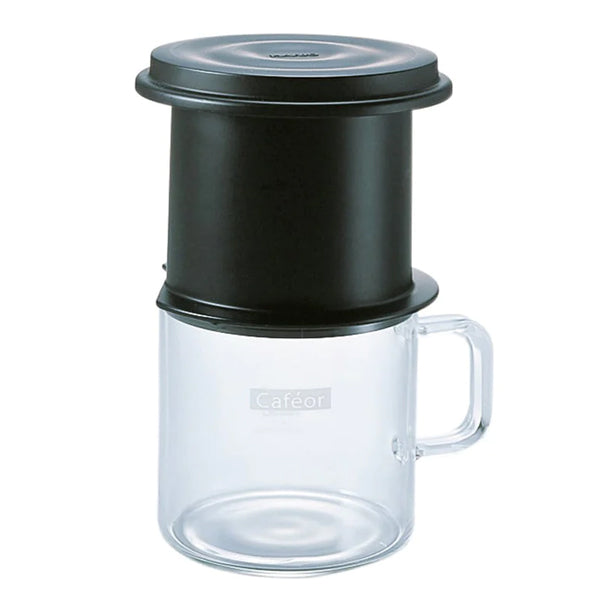Hario V60 Ceramic Coffee Dripper & Paper Filter Set - Perfect for Pour Over Brewing at Home or Cafe