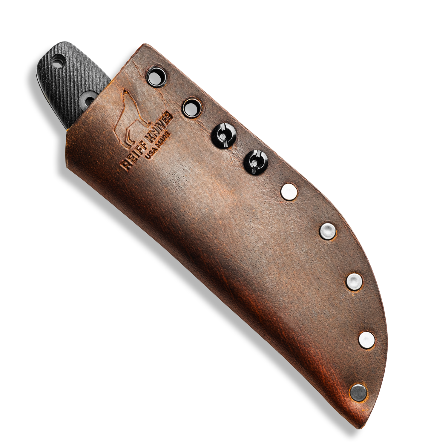 CPM MagnaCut EDC Fixed Blade Knife - Circadian Clip Point with Black Cerakote & Canvas Micarta Handle | Tactical Survival, Outdoor Camping, Hunting Gear