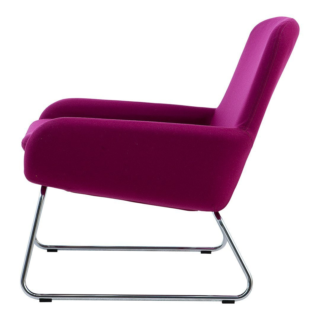 **Busk Hertzog Coco Chair - Modern Lounge Chairs with Softline Comfort for Living Room, Patio, or Office Relaxation**