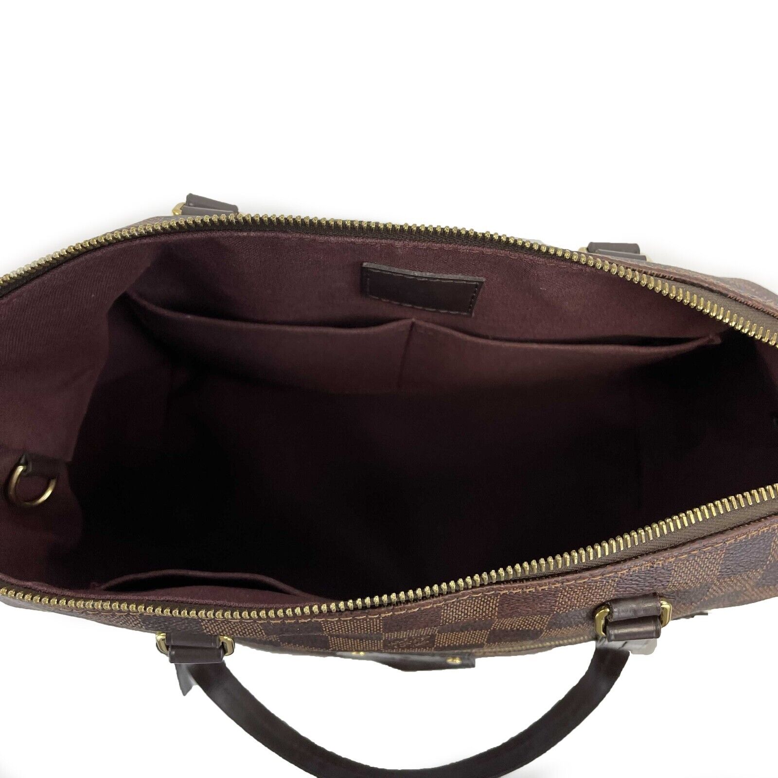 Louis Vuitton Lena Tote PM Handbag - Damier Ebene Brown Leather Shoulder Bag for Women | Perfect for Work, Travel & Everyday Use (2018 Collection)