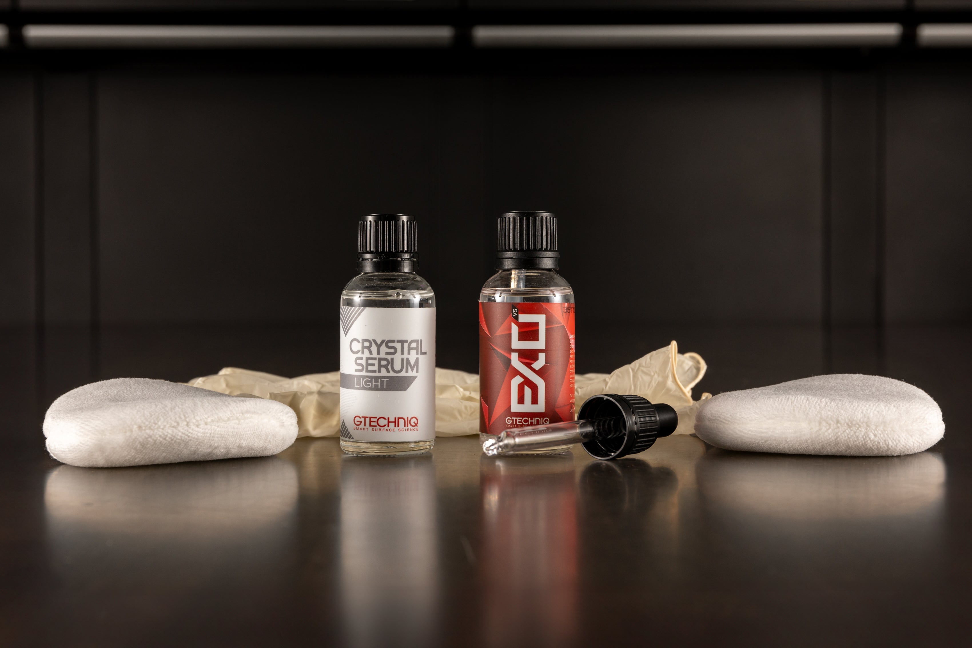 Gtechniq Crystal Serum Light & EXO v5 Nano Coating Combo Kit – Ultimate Car Paint Protection & Hydrophobic Coating for Long-Lasting Shine – Perfect for Detailing, Ceramic Coating & Auto Care Enthusiasts
