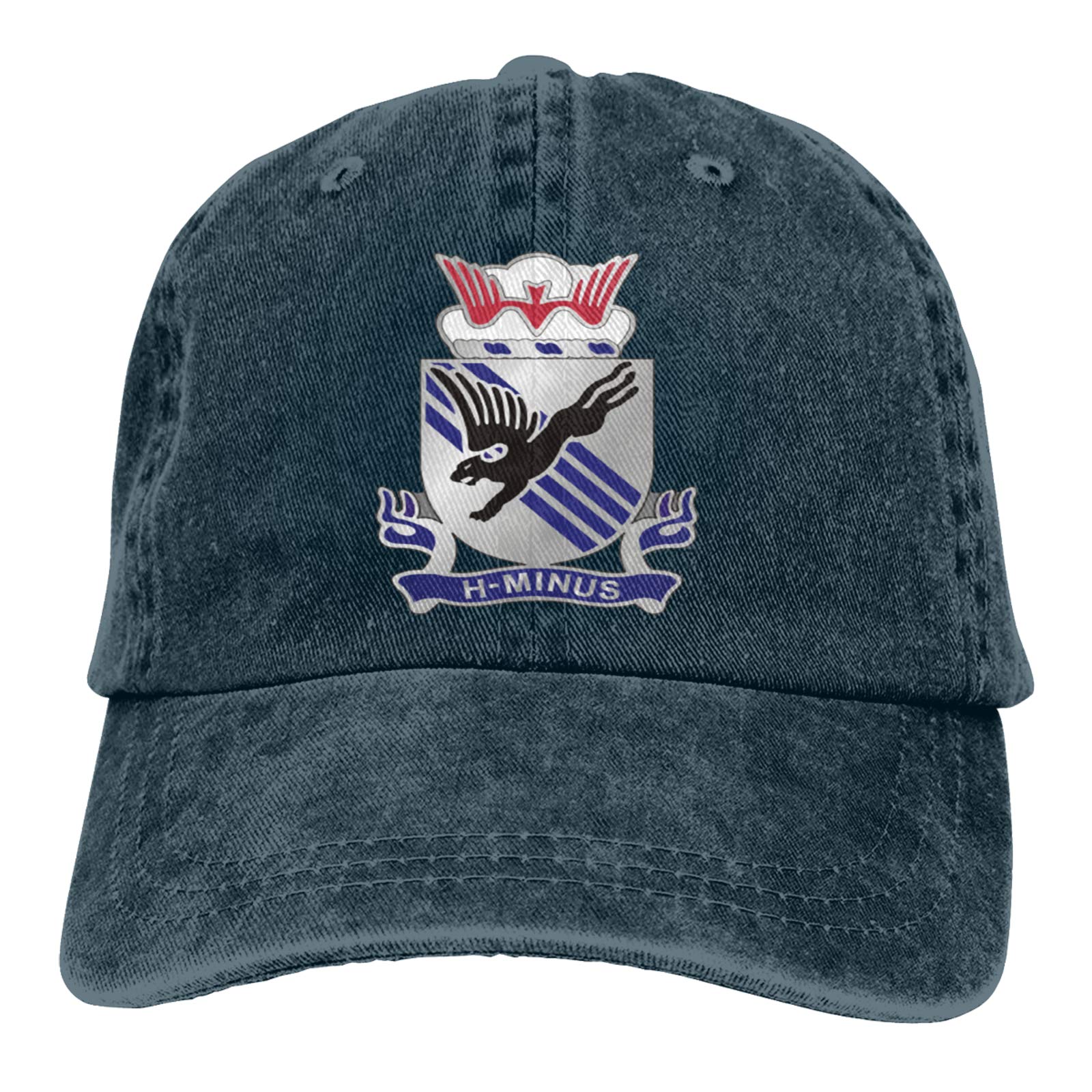 505th Parachute Infantry Regiment Cowboy Hat - Vintage Denim Dad Hat with Adjustable Strap - Baseball Cap for Men & Women - Casual Outdoor Hats for Hiking, Camping and Streetwear Fashion