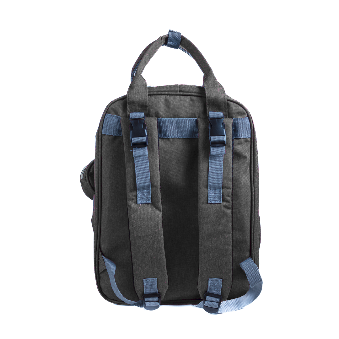 BabyBear Diaper Bag Backpack - Large Insulated Baby Bag with Changing Pad, Stroller Straps & Multiple Pockets for Travel, Daycare & Outings