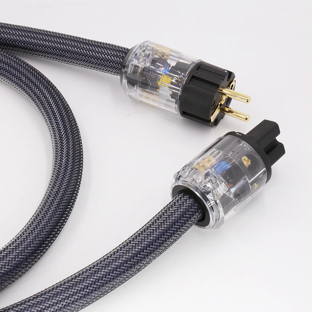 High-Quality EU Power Cable - Universal Power Cord for Home & Office Electronics | Compatible with Laptops, TVs, Monitors & More