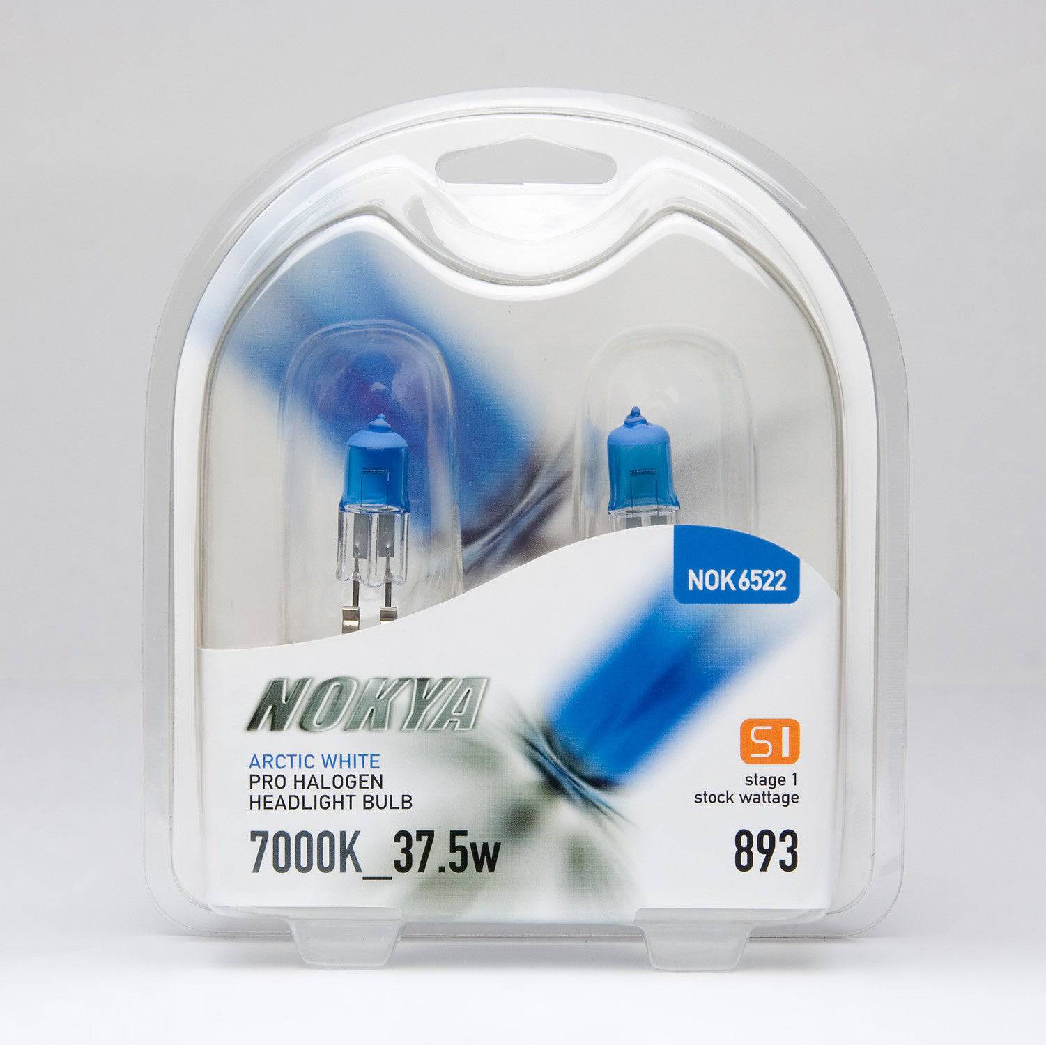Nokya Arctic White 893 LED Light Bulbs 7000K 37.5W - Super Bright Cool White Headlight Bulbs for Cars, Trucks & SUVs - Perfect for Night Driving & Foggy Conditions