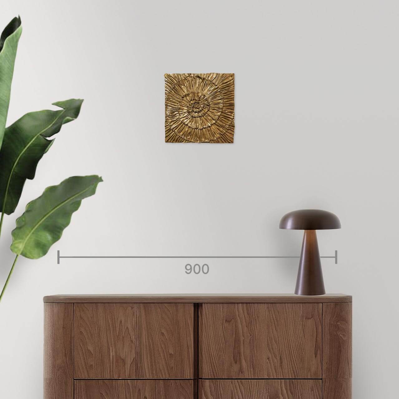 Golden Spiral (Mini) - Premium Decorative Spiral for Home Decor, Office Desk & Gift Giving | Perfect for Zen Gardens, Meditation Spaces & Feng Shui Arrangements