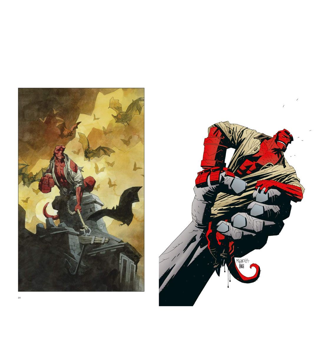 Hellboy: 25 Years of Covers Art Book - Collectible Comic Art Collection for Fans & Collectors - Perfect for Home Decor, Gifts, and Comic Book Displays